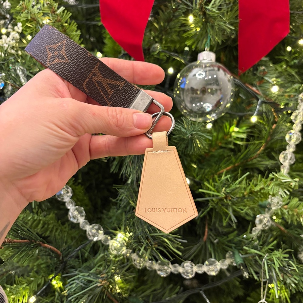Louis Vuitton Monogram and Vachetta Key Holder